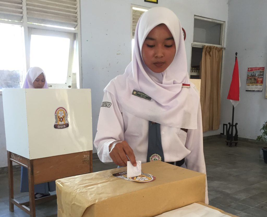 Pemilihan Ketua dan Wakil Ketua OSIS SMK Kesehatan Purworejo Periode 2019/2020